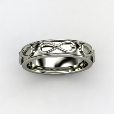 photo of Men's Infinity Wedding Band