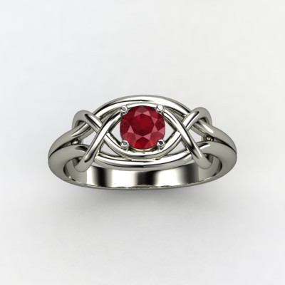 photo of Infinity Knot Engagement Ring