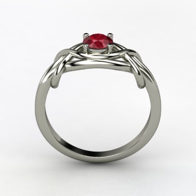 photo of Infinity Knot Engagement Ring