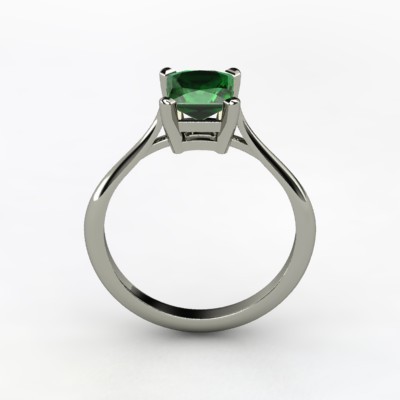 photo of Simply Princess Solitaire Engagement Ring