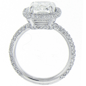 photo of Micro Pave Engagement Ring AD4600