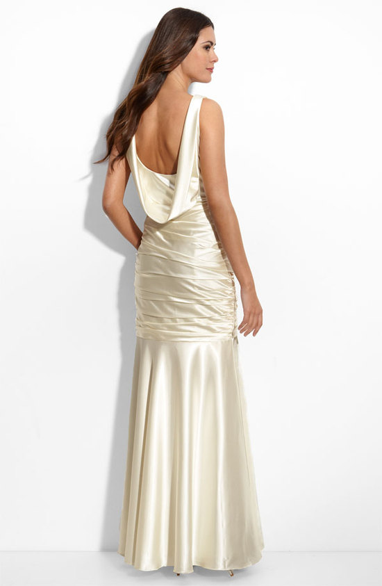photo of Cowl Back Mermaid Gown