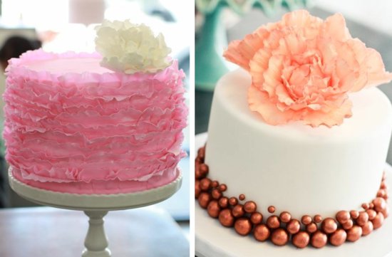 photo of Drool-Worthy Wedding Cakes with Sugary Sweet Blooms
