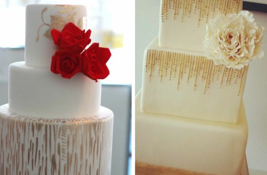 photo of Drool-Worthy Wedding Cakes with Sugary Sweet Blooms