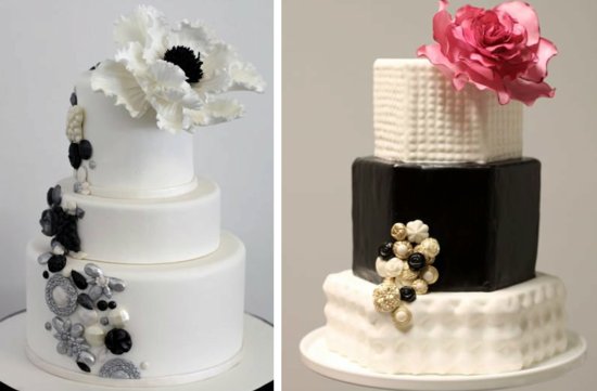 photo of Drool-Worthy Wedding Cakes with Sugary Sweet Blooms