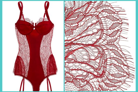 racy red lingerie for the wedding night
