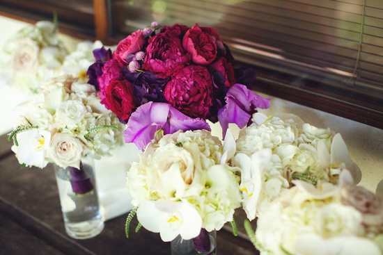 elegant malibu wedding with bold wedding flowers bridal bouquet bouquets