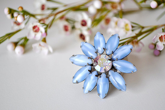 photo of Vintage moonstone brooch