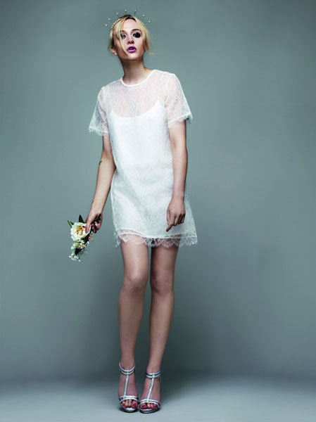 photo of new bridal designer for non traditional brides Topshop bridal 2