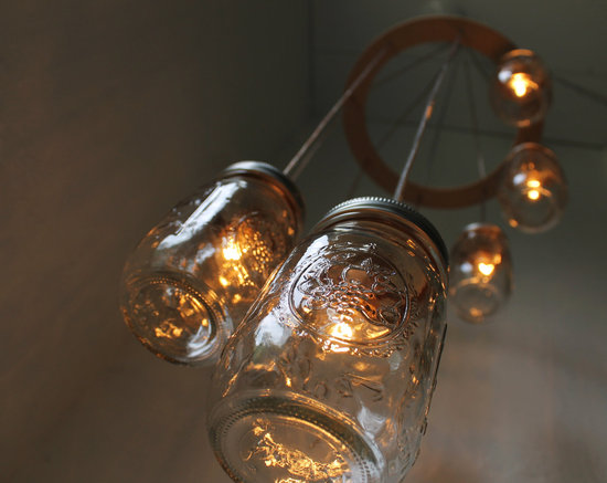diy wedding projects finds on etsy for vintage brides mason jar chandelier 1