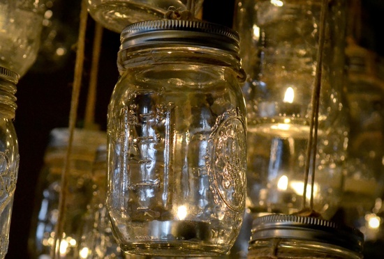 photo of Romantic Vintage Wedding Inspiration: Antique Treasures, Mason Jars & Moss