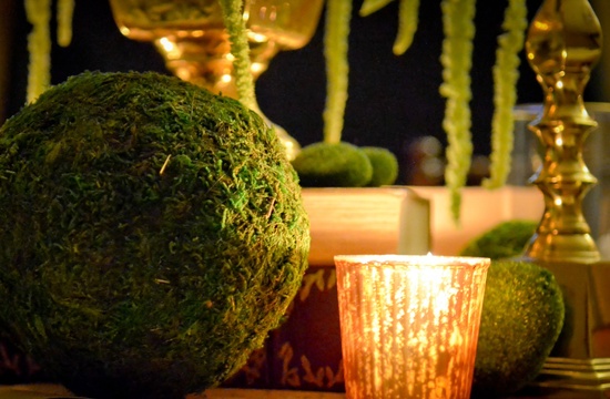 photo of Romantic Vintage Wedding Inspiration: Antique Treasures, Mason Jars & Moss