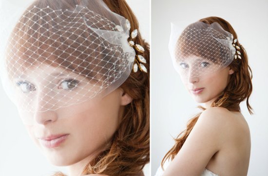 photo of Tulle and French Net veil