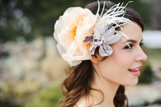photo of Madeline bridal fascinator