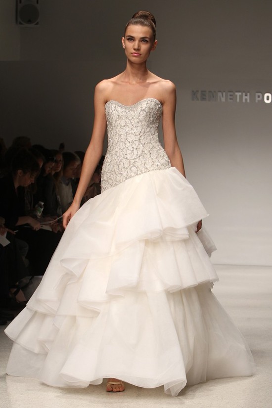 photo of wedding dress kenneth pool bridal gowns fall 2012 12