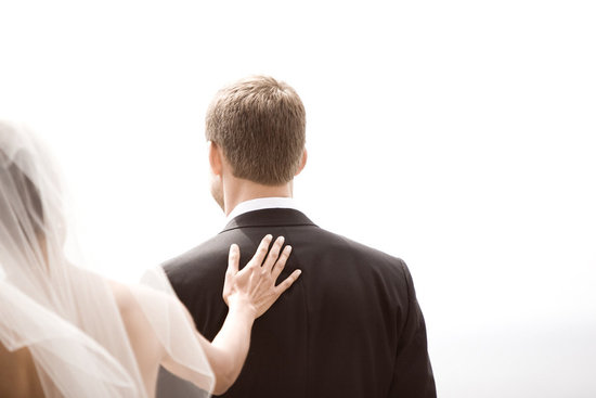 first look wedding photography romantic black tie wedding
