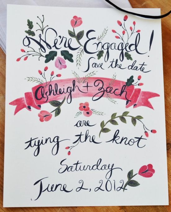 photo of Custom Save The Date Postcards 