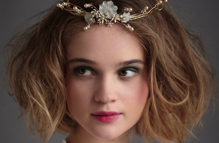 Messy-wedding-hairstyle-bohemian-bride-with-short-hair-bhldn-tiara.full