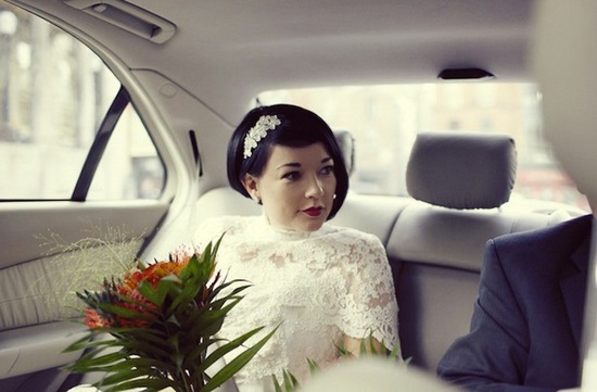 photo of Short & Chic Wedding Hairstyles