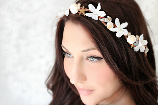 photo of Beach wedding headband