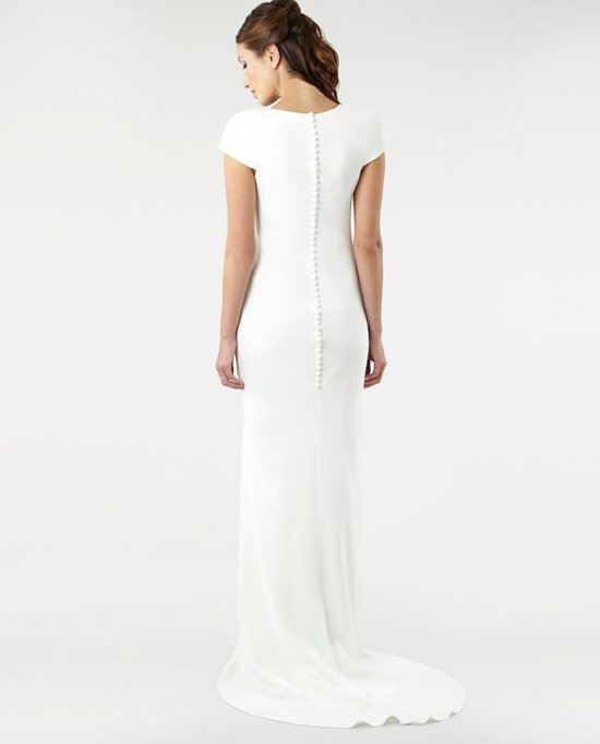 photo of pippa middleton inspired wedding dress simple