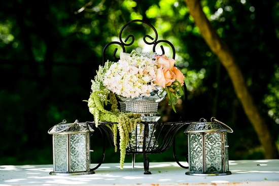 California wedding San Francisco mansion venue elegant bridal inspiration flower arrangements peach