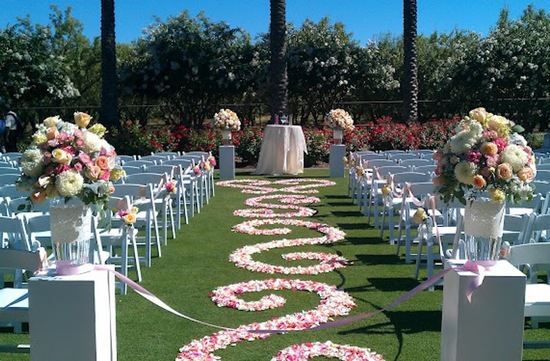 photo of 20 Unbelievably Pretty Ceremony Aisles