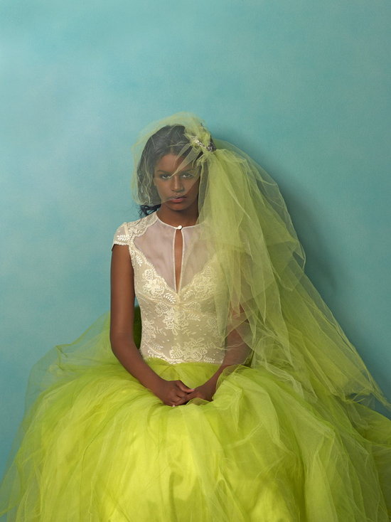 photo of Color Me Gorgeous Wedding Gowns