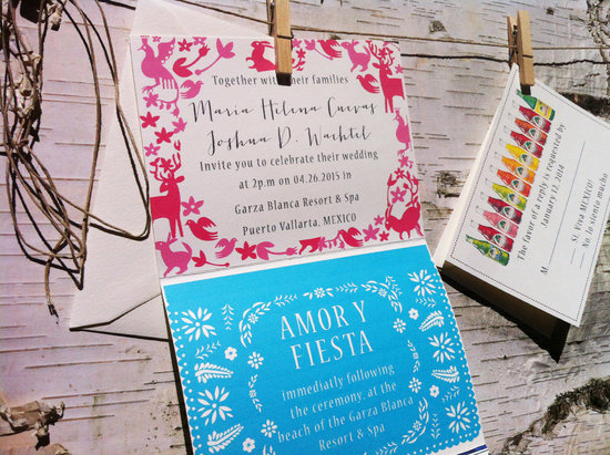 wedding invitations for modern weddings Etsy wedding finds modern Mexico