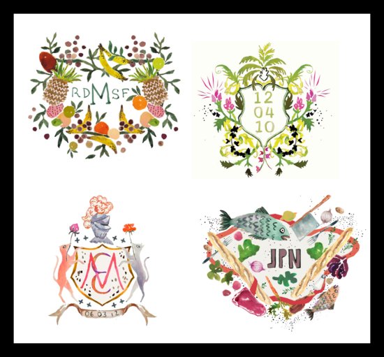 photo of Custom Heraldry to Personalize Your Wedding