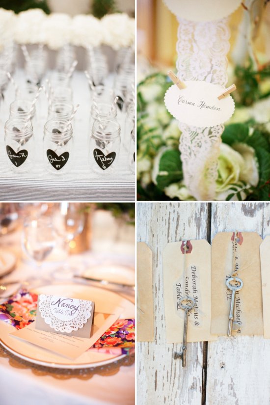 unique wedding reception ideas escort cards DIYs