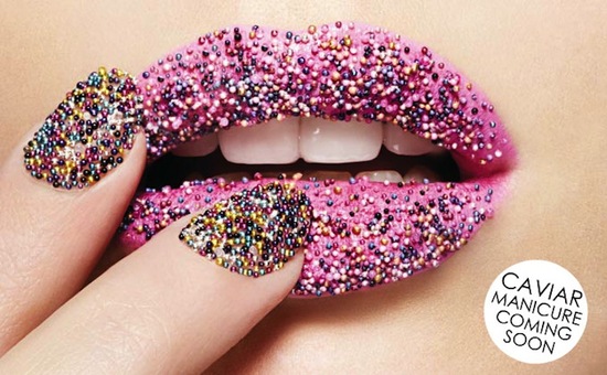 photo of wedding worthy manicures for the fashion forward bride caviar mani