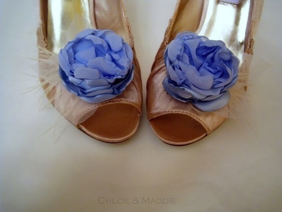 photo of Pretty Little Wedding Shoe Clips