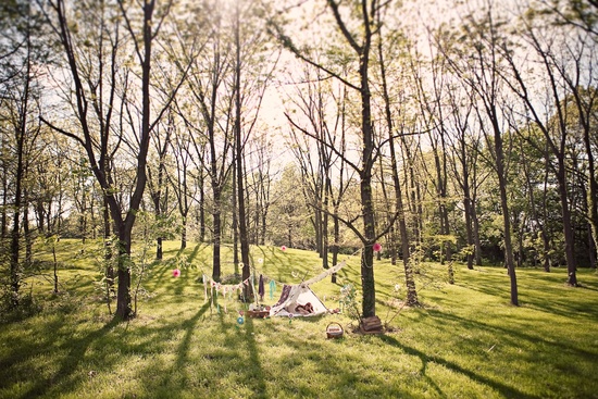 photo of Romantic Woodsy Engagement Shoot with a Handmade Touch