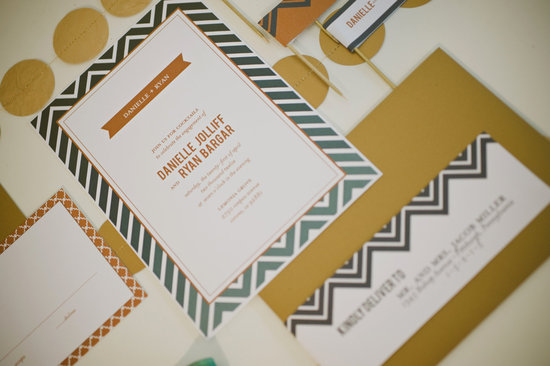 chevron wedding inspiration wedding decor details for the reception rehearsal dinner invitation