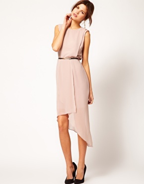 photo of Warehouse Open Back Wrap Dress at Asos, $103.48.