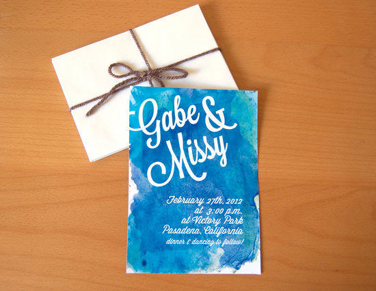 gorgeous watercolor wedding finds invitations stationery 1