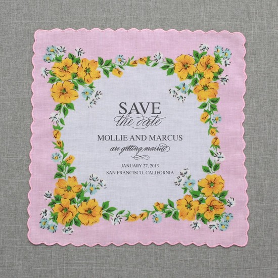 photo of Classic Custom Wedding Hankie