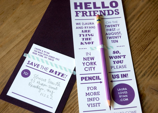 photo of 7 More Brilliant Wedding Save the Dates
